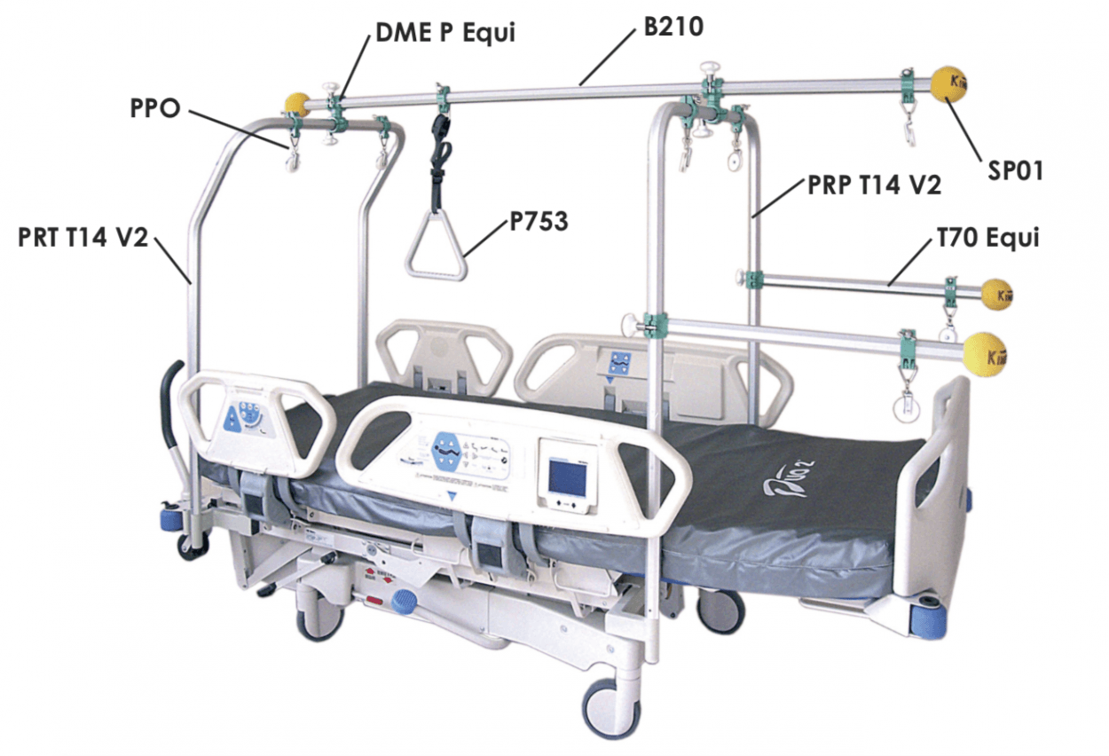 Cadre de traction T14 Hill-Rom Total Care 1 Cadre de traction T14 Hill-Rom Total Care