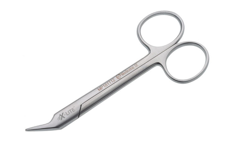 X-Lite® Ciseaux à plâtre courbes 1 ciseaux à plâtre courbés